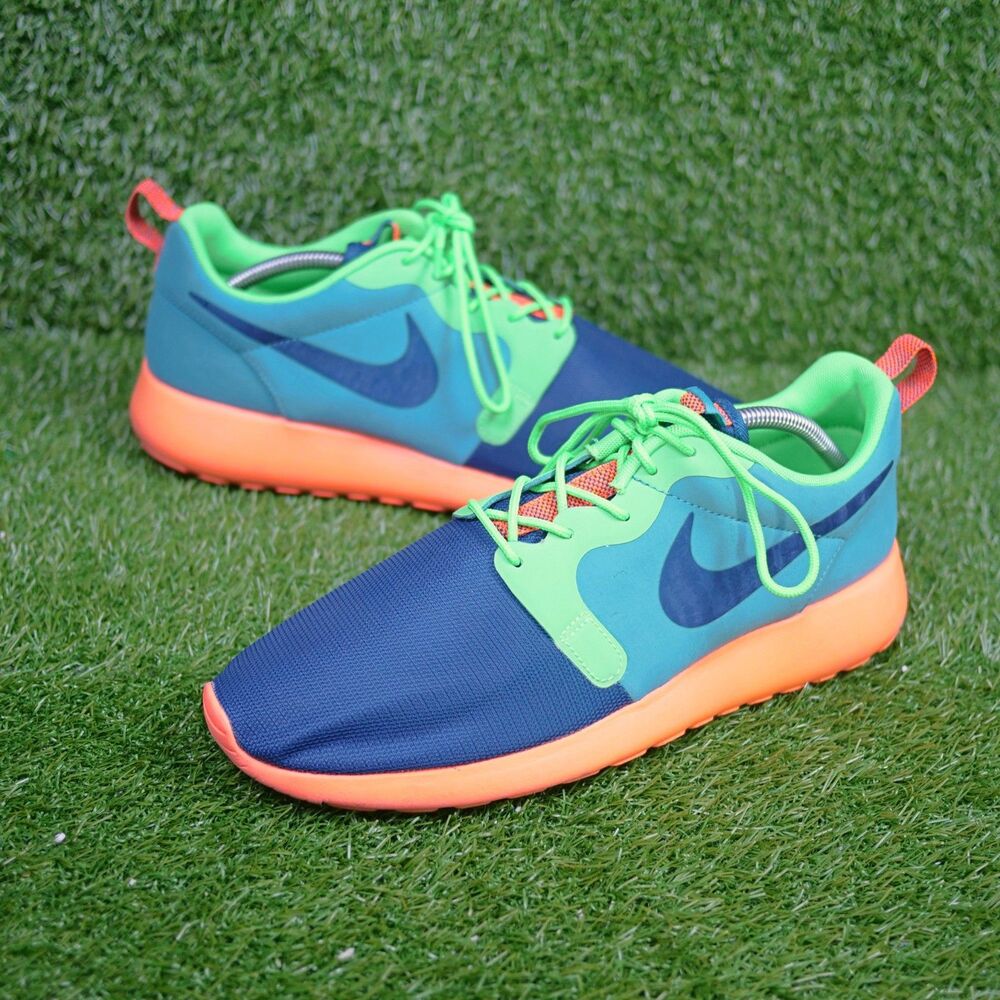 Nike Roshe Run Hyperfuse "Poison Green" Running Shoes – Men's Size 10.5